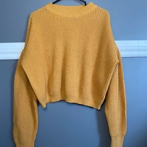Yellow Knit Sweater